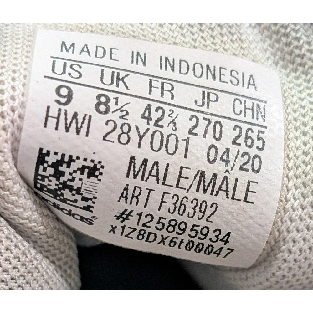 Adidas Grand Court Sneakers Mens 9 White Black Fair Casual Classic F36392